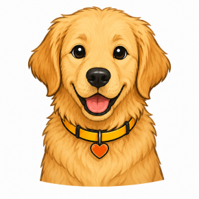 Frodo, der sechs Monate alte Golden Retriever von PflegePlus Chemnitz