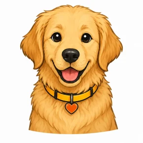 Frodo, der sechs Monate alte Golden Retriever von PflegePlus Chemnitz